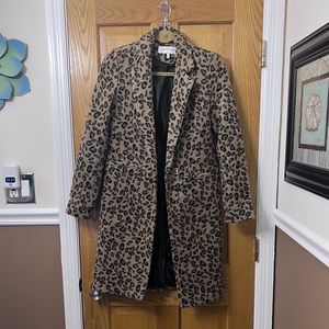 **DONATED** Leopard Print Coat🐆🔥…. **** Fits like an extra small****